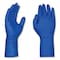 Gloveworks By Ammex Disposable Gloves, 13 mil Palm, Latex, Powder-Free, M, 500 PK, Blue GPLHD84100 - alternate 3